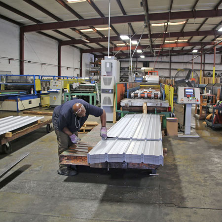 making strong metal roofing