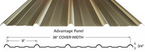 advantage panel metal roofing material florida