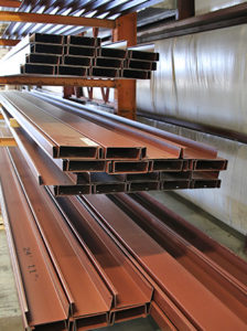 red iron steel sections for metal building construction